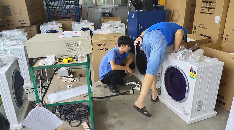 驗貨省心省力！澳洲omega客戶稱贊衣物烘干機代工質(zhì)量高